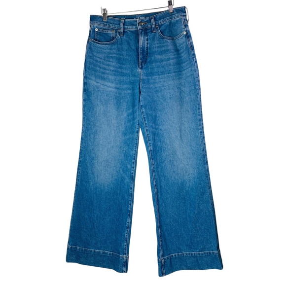 J.CREW High-Rise Denim Trouser Jean Wide Leg in size 29 - Picture 2 of 10